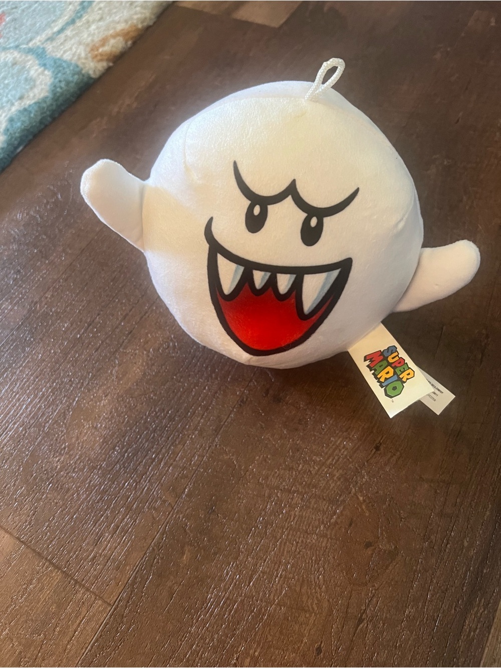 Nintendo Boo Plush - White with Red Mouth